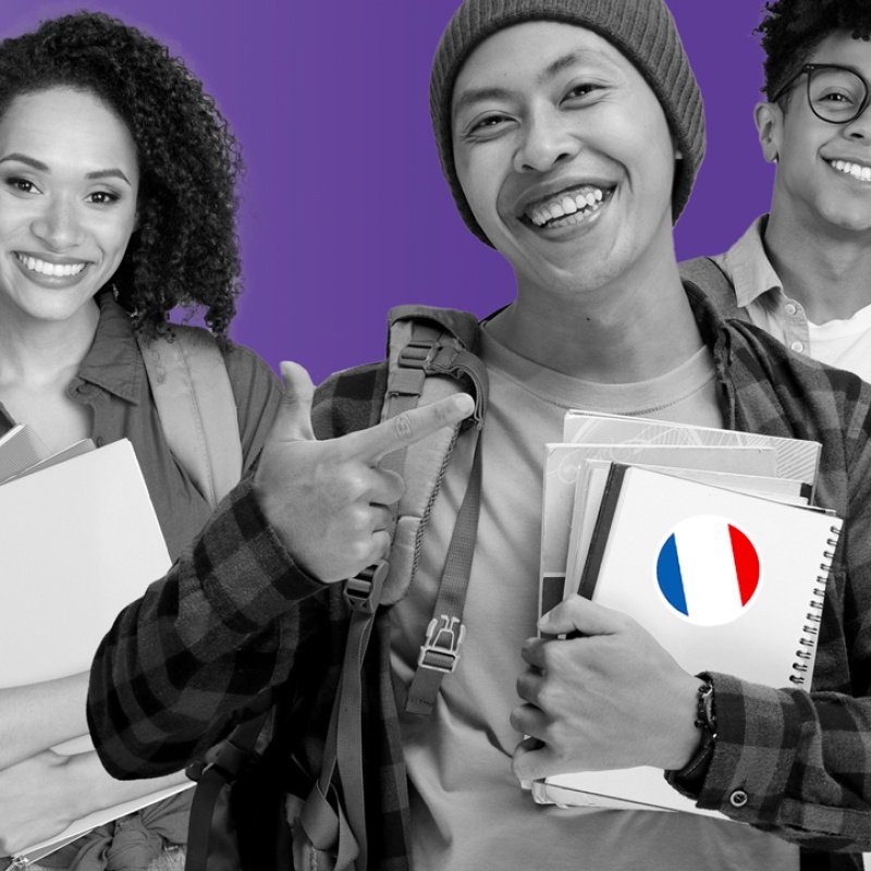 Illustration - Apprenez le français langue étrangère à votre rythme pour réussir vos projets à Campus Langues